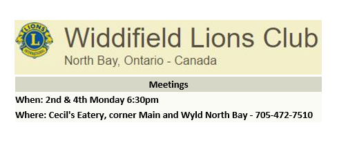 Widdifield Lions Club