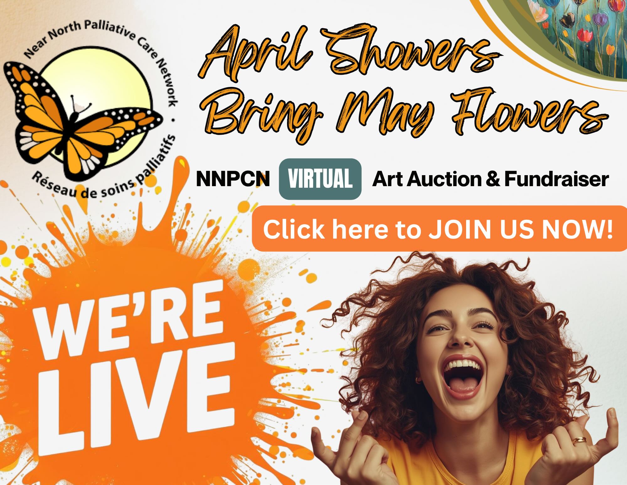 April Showers Bring Many Flowers - NNPCN VIRTUAL Art Auction & Fundraiser