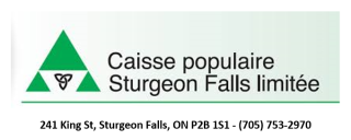 Caisse-Populaire-Sturgeon-Falls-Logo-Info